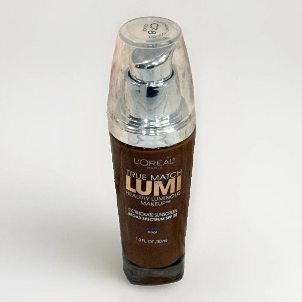 Loreal True Match Lumi Luminous Foundation C7-8 NUT BROWN COCOA New